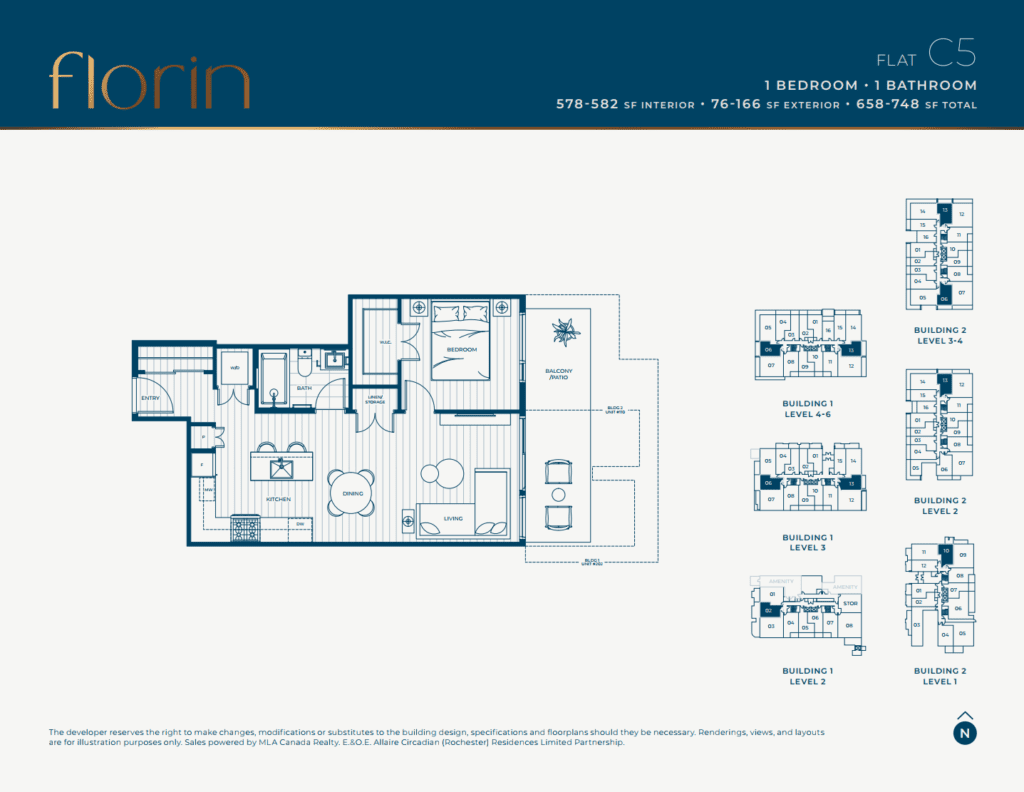 Florin Condo Floorplan C5