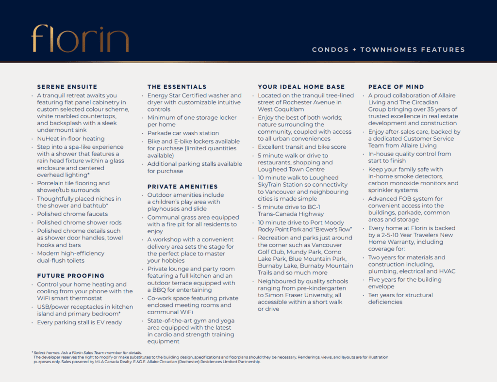 Florin Feature Sheet 2
