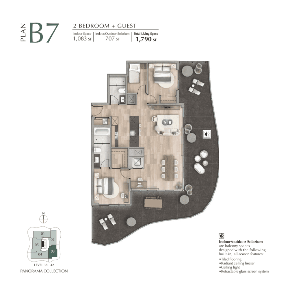 Greenhouse by concord pacific floorplan B7
