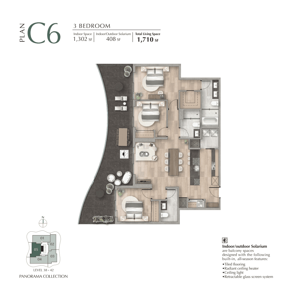 Greenhouse by concord pacific floorplan C6