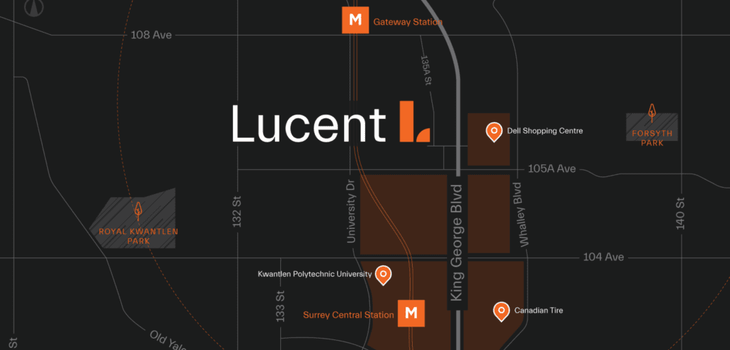 Lucent by Landa map